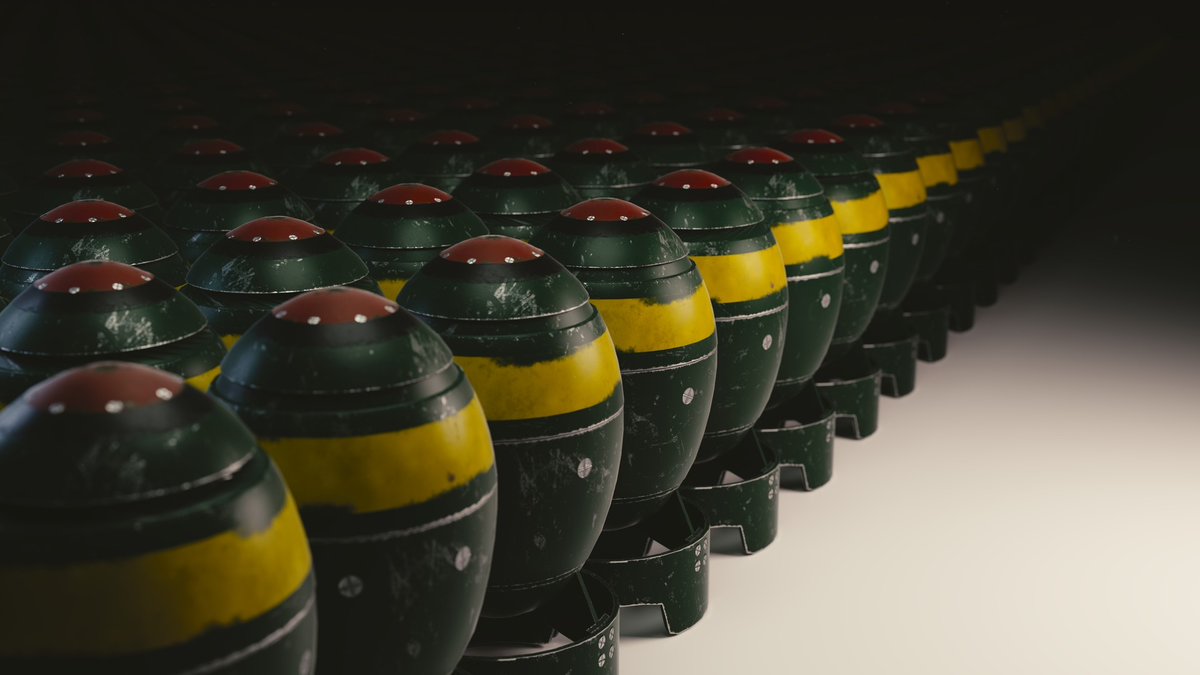 В данный момент на Земле находится примерно - 14 тысяч атомных бомб.