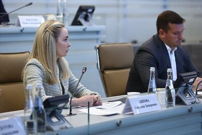    Руководитель ГУСТ Подмосковья в ранге министра Светлана Аипова на совещании губернатора Московской области Андрея Воробьева с руководящим составом правительства Московской области и главами городских округов © Антон Чернов, «Подмосковье Сегодня»