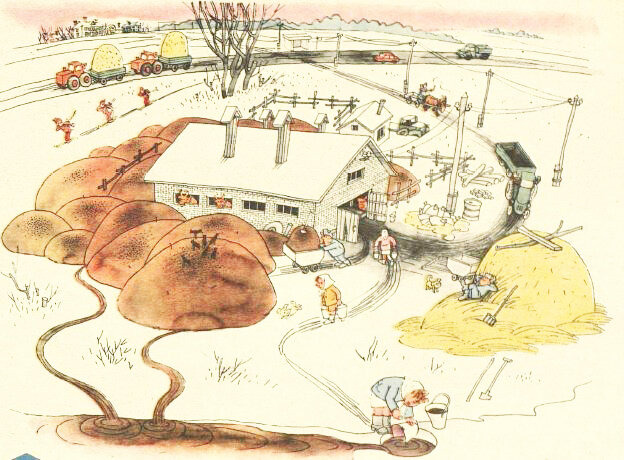 Художник Борис Воробьев, "Крокодил" №8, 1980