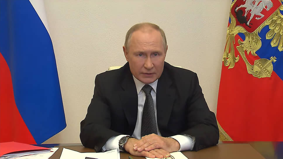 Фото: Комсомольская Правда / youtube.com📷Владимир Путин на заседании Совбеза