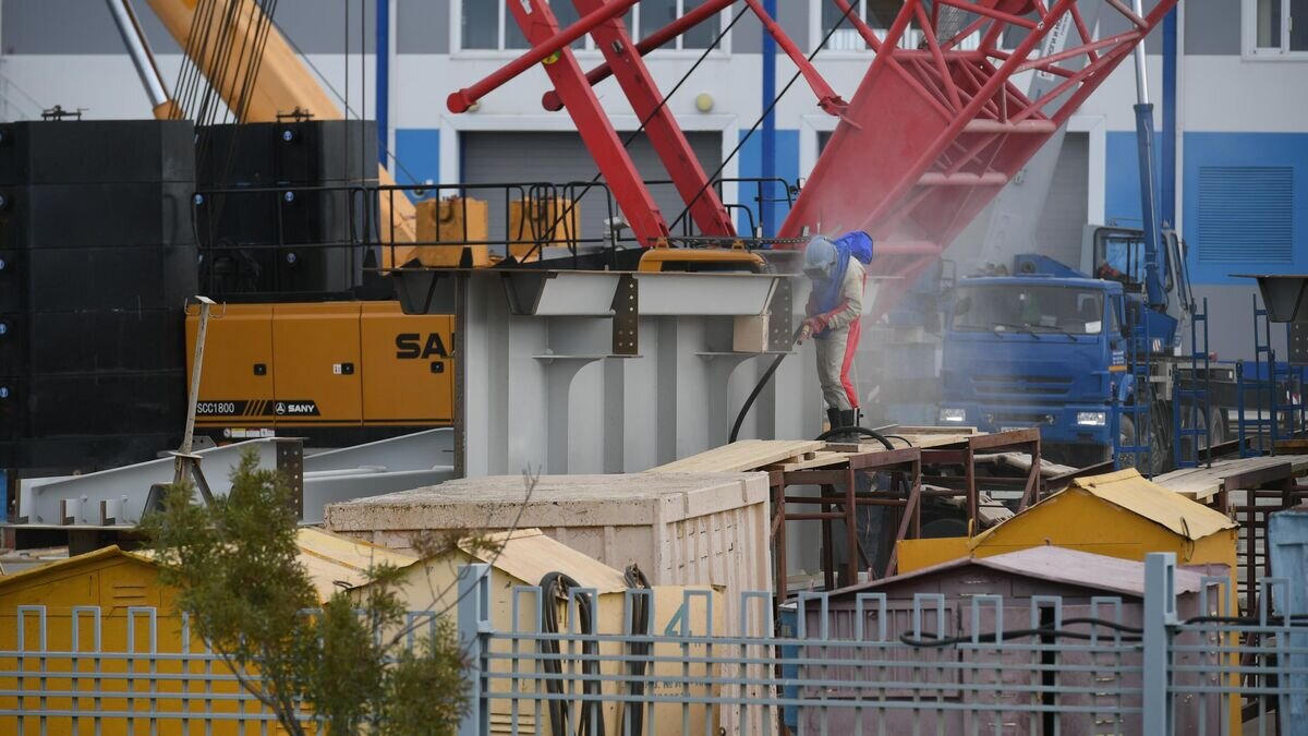    Восстановительные работы на Крымском мосту © РИА Новости / Константин Михальчевский