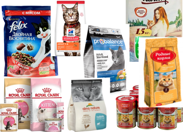Примеры кормов. Фото из интернета
