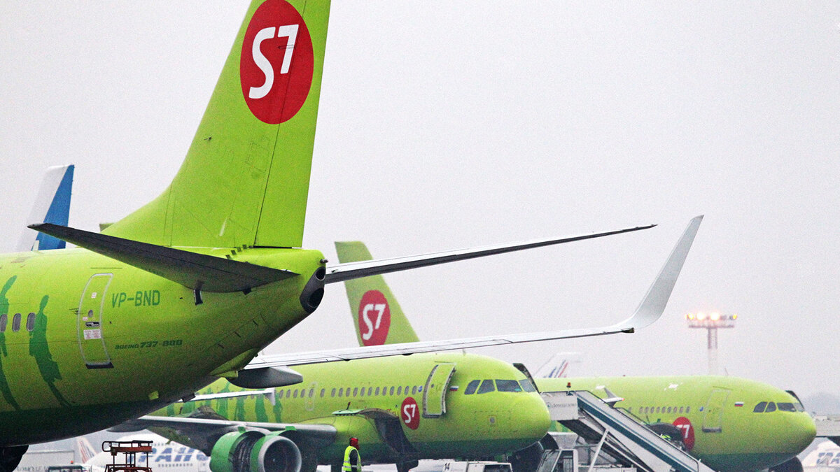    Самолеты Boeing 737-800 авиакомпании S7 Airlines© РИА Новости . Алексей Куденко
