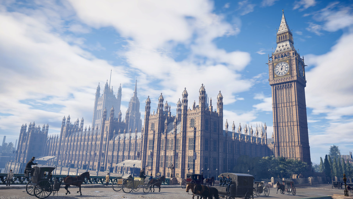 Вестминстерский дворец в игре Assassins Creed Syndicate. (Изображения к тексту взяты из свободных источников)