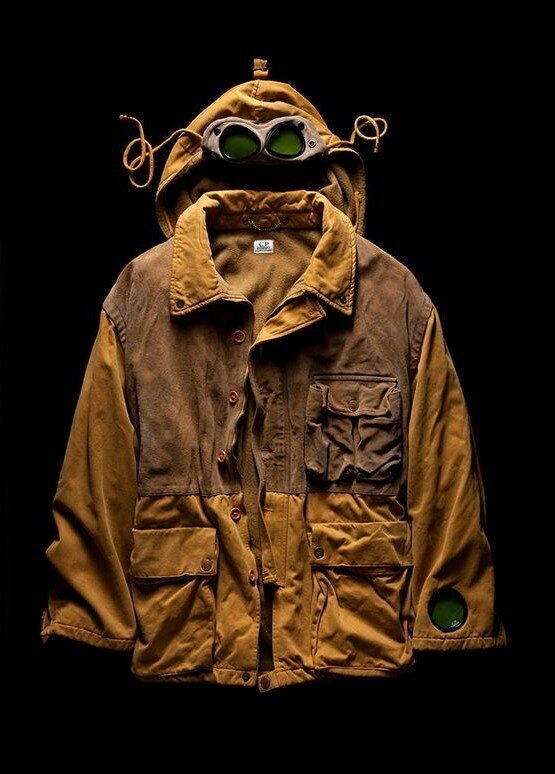 C.P. Company Goggle jacket из Cotton Cordura и кожи с шерстяной подкладкой для коллекции A/W 1986/87