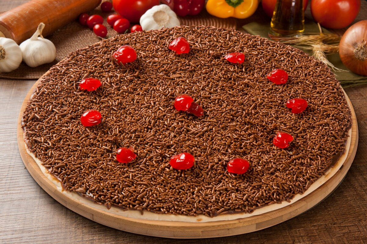 Italian Chocolate pizza