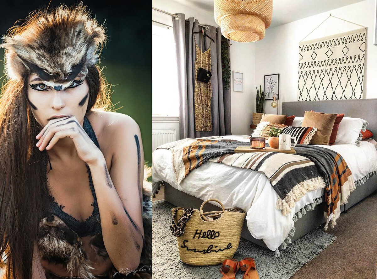 Современная спальня с энергетикой природы