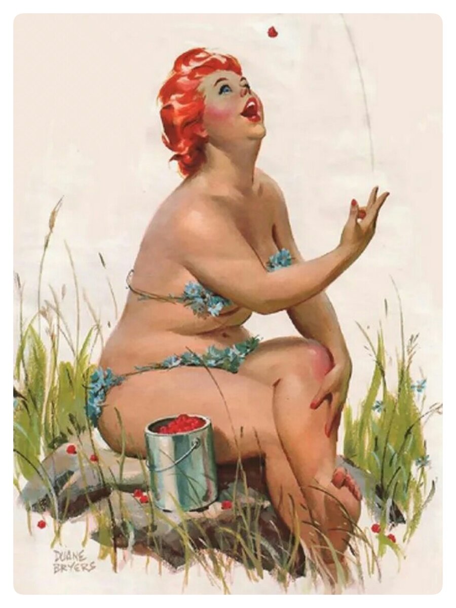 рисунки с голыми толстыми женщинами фото 84