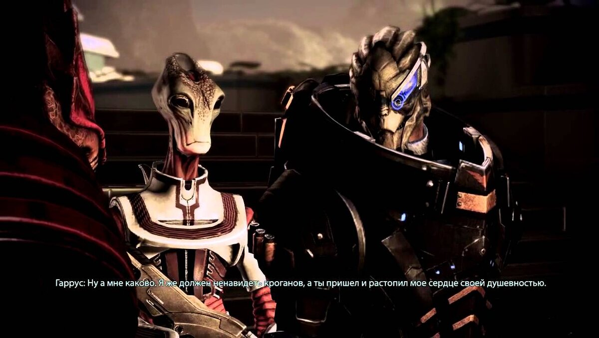 Продолжаем тему уникальных диалогов в серии Mass Effect.-3