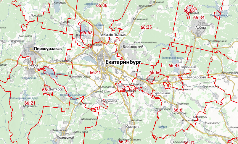 Екатеринбург: земли под новостройки теперь можно увидеть на публичнойкадастровой карте Росреестра
