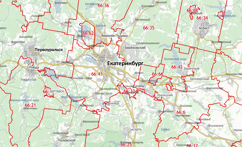 Карта росреестра владимирской области