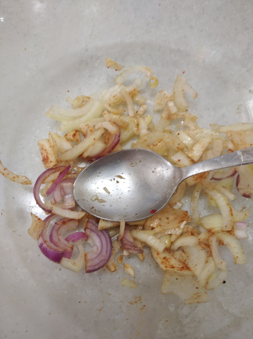 это лук на одну лепешку остался