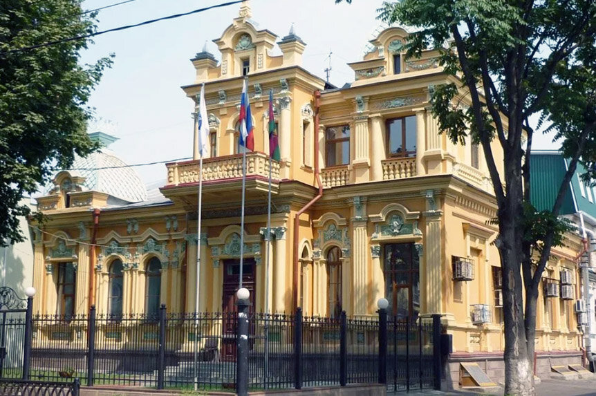 Фасад усадьбы Рубежанского