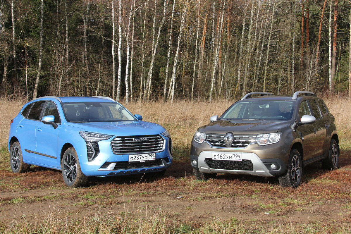 Сегодня за баллы поспорят Haval Jolion и Renault Duster