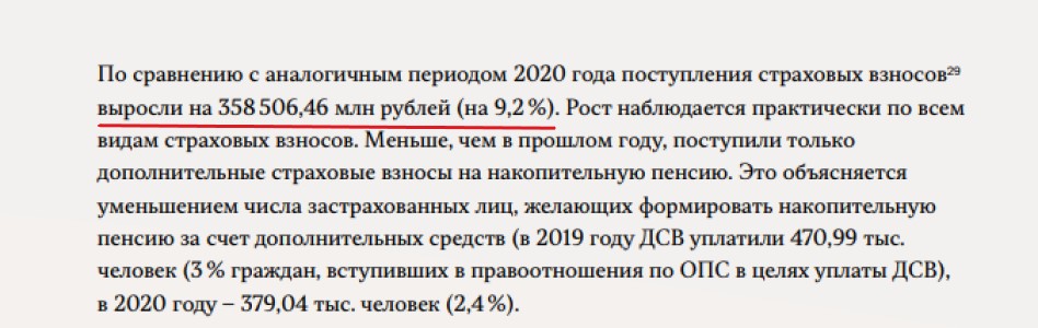 Счетная палата невольно раскрыла весьма неудобные данные по пенсиям и числу пенсионеров. Доклад за 9 мес.2021 г.4