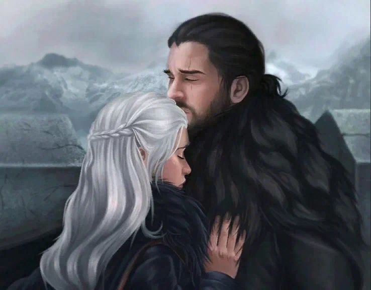 Обложка к фанфику "Второй шанс" по фэндому "Игра Престолов". Арт скачан из интернета.