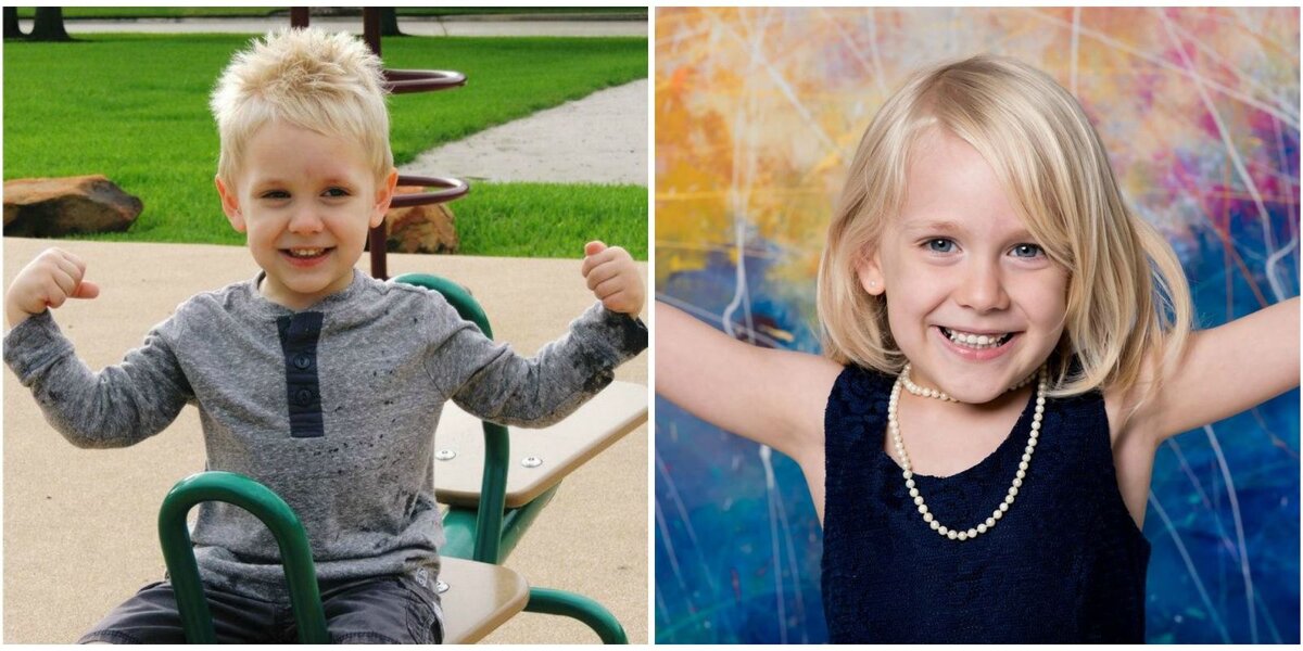 Этой Кай-мальчик и Кай-девочка. Между фотографиями около 3х лет.