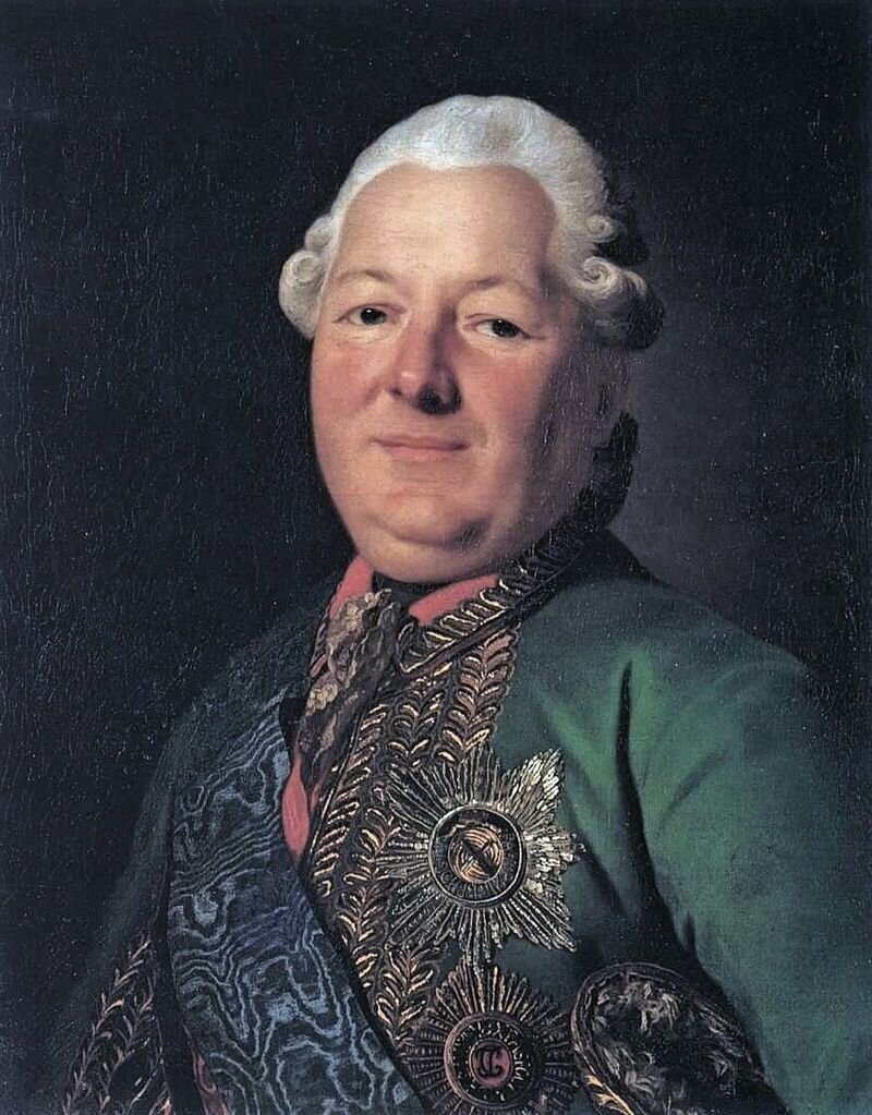Князь Василий Михайлович Долгоруков-Крымский (1722—1782) — генерал-аншеф (1762), московский главнокомандующий (1780—1782) из рода Долгоруковых. Во время русско-турецкой войны 1768—1774 гг. командовал русской армией, завоевавшей Крым; в память об этом получил победный титул «Крымский» - Википедия