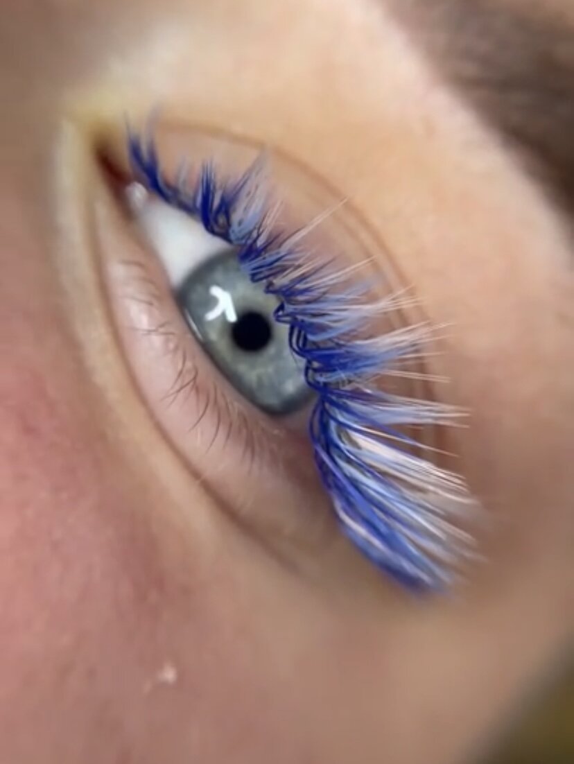 Цветное наращивание 