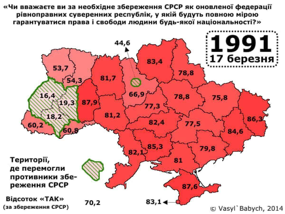 Карта украины до 1991 года с областями