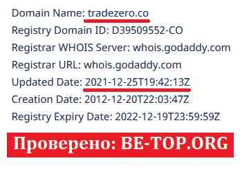 Возможность снять деньги с "TradeZero" не подтверждена.