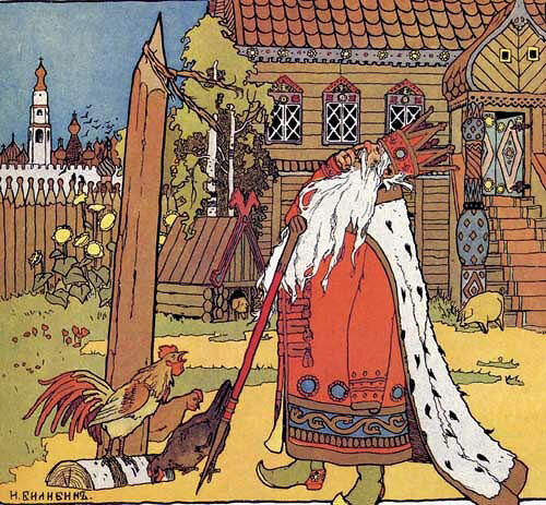 И. Билибин. Царь Дадон