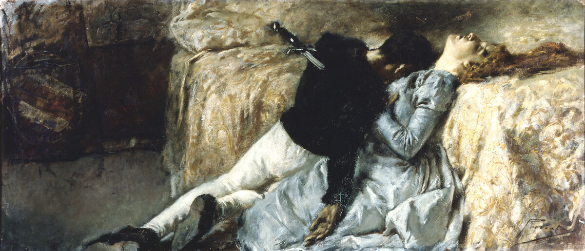 Гаэтано Превиати. Паоло и Франческа. 1887 г. Академия Каррара, Бергамо, Италия.