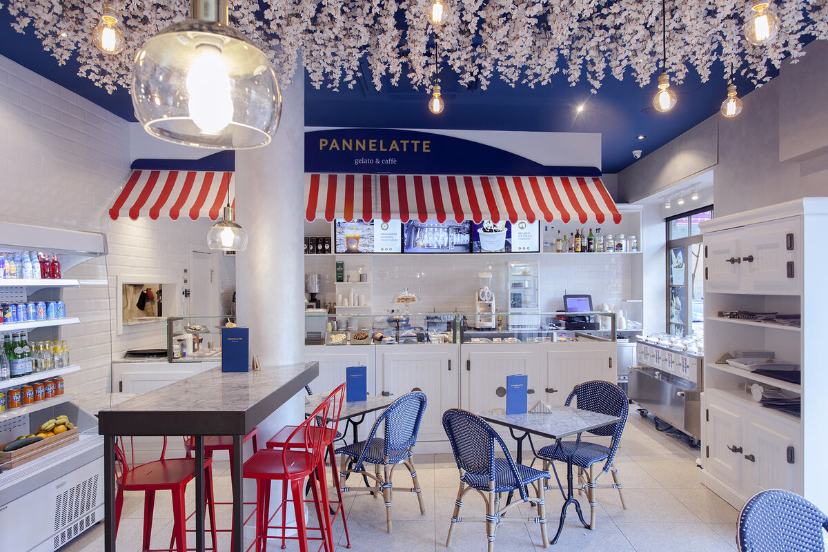 Ice Cream Design Cafe Indoor USA