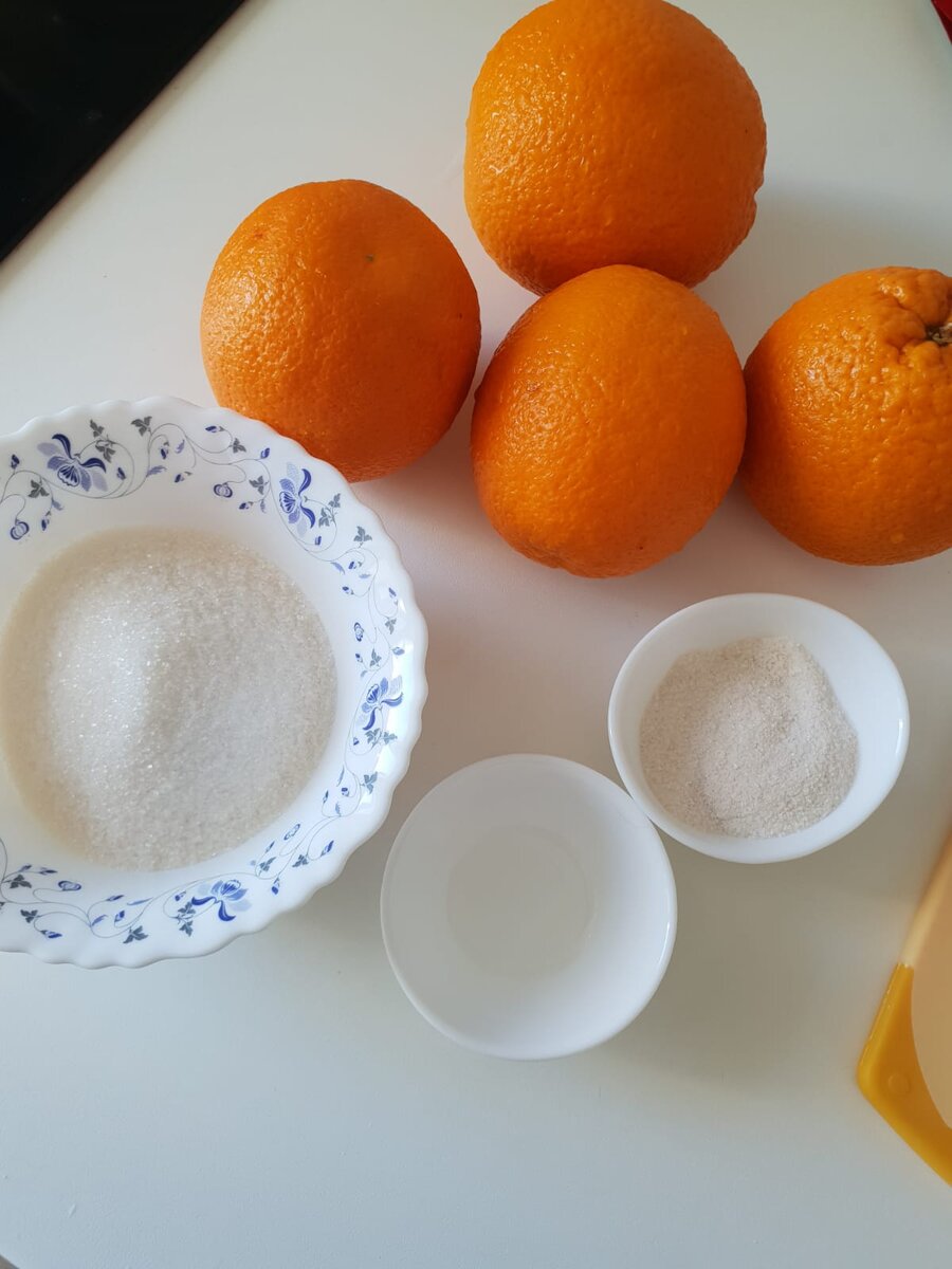 Ингредиенты, которые нужны для мармелада. 
