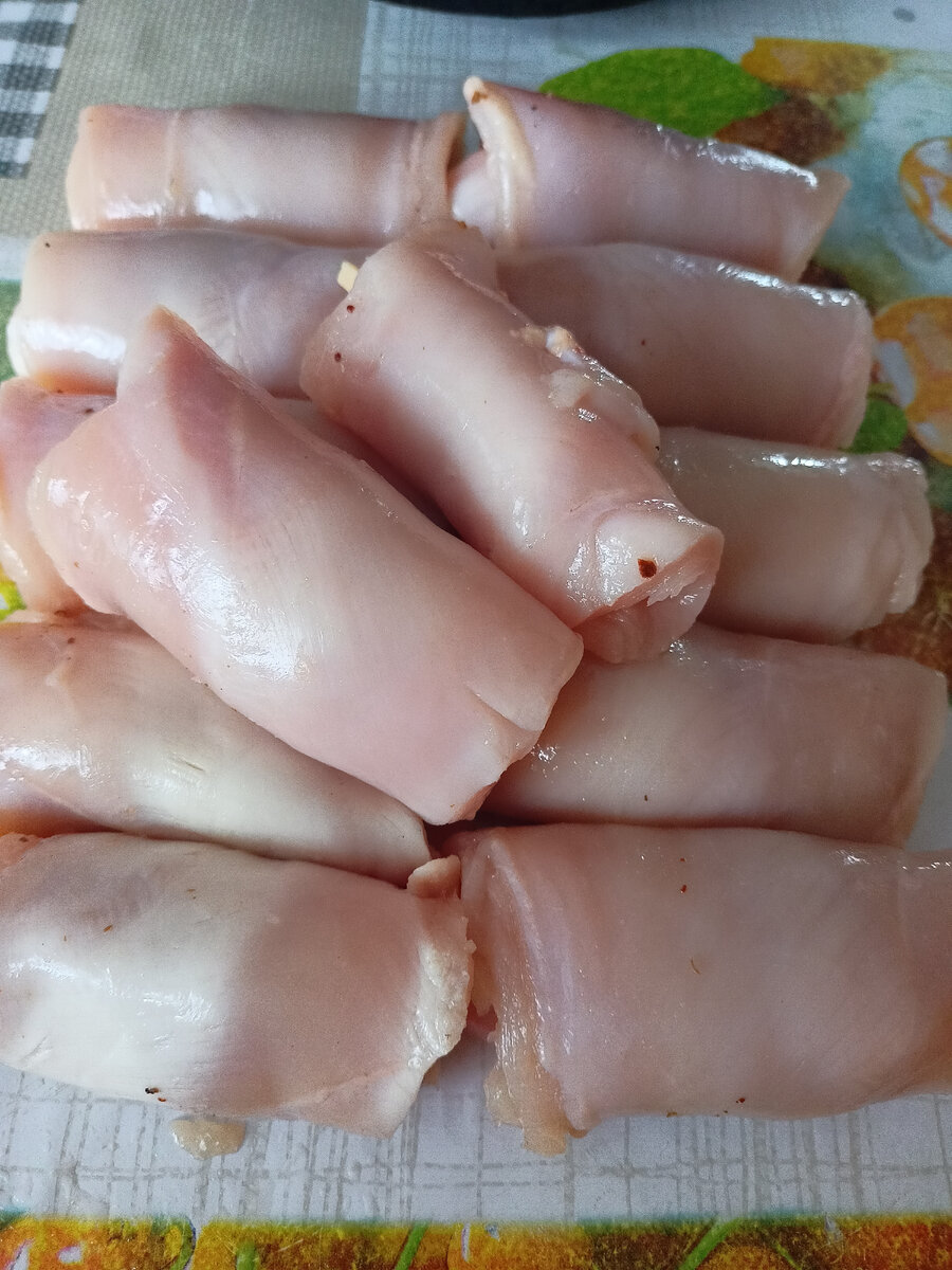 Свернуть рулетики