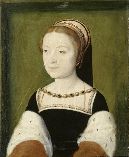 Корнель де Лион (1500 – 1575). Портрет Мадлен  Валуа, 1537