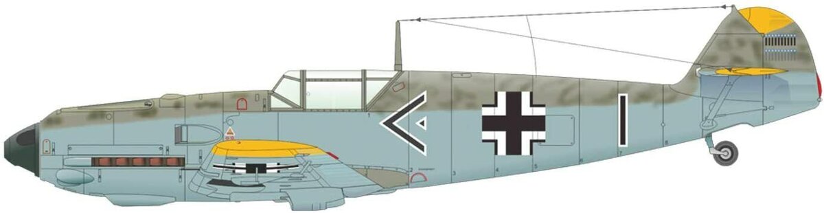 Bf-109, учавствовавший в операции Adlerangriff