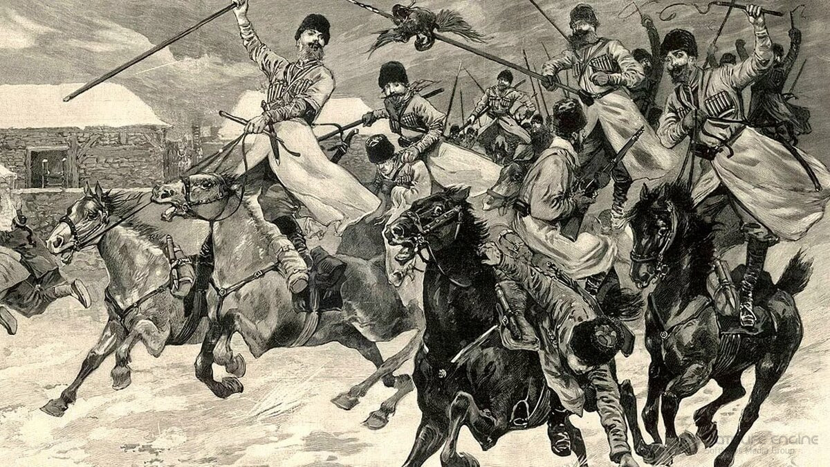 Казаки северного кавказа. Канжальская битва 1708. Черкесы 19 век.
