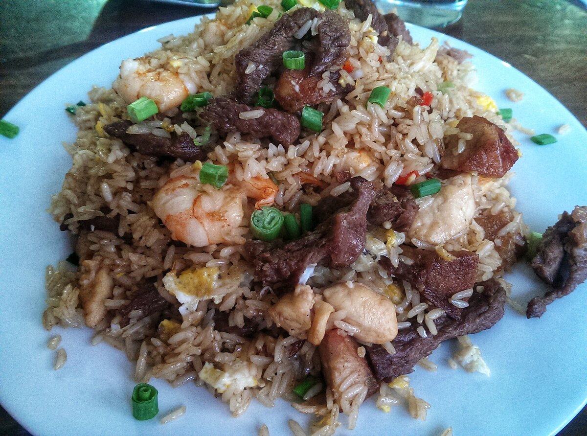 Arroz Chaufa. Фото моё.