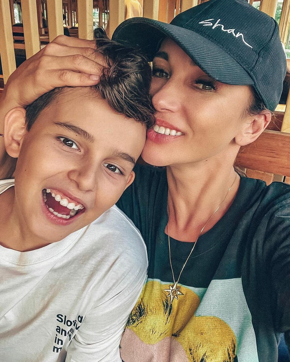    Анфиса Чехова с сыномСоцсети Анфисы Чеховой