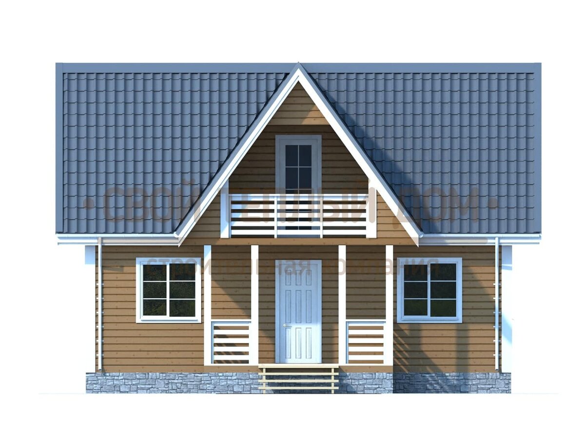 Дом, вид спереди