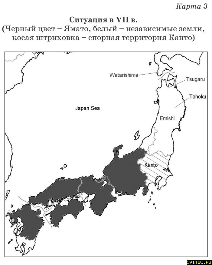 Карта японии в 17 веке