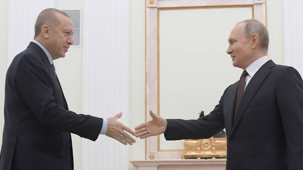 Фото: Дмитрий Азаров / Коммерсантъ📷Реджеп Тайип Эрдоган и Владимир Путин