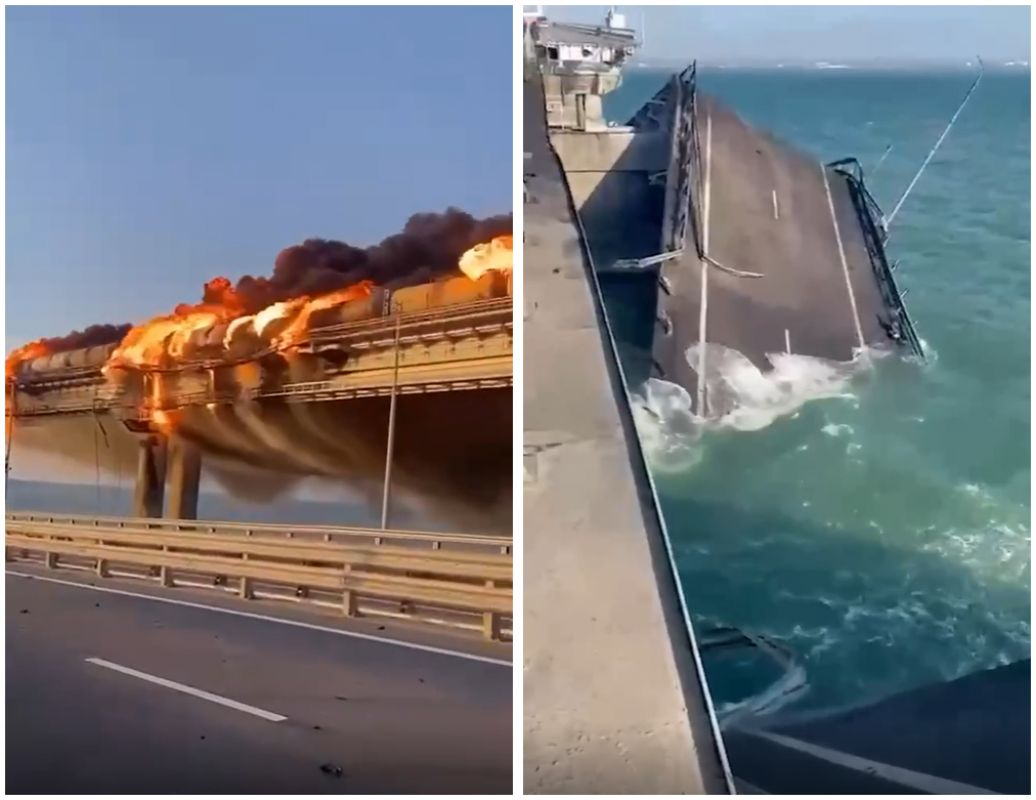 Крымский мост взорвали 2022. Подрыв Керченского моста. Взорвали мост в Крыму 2022. Крымский мост взорвали 2022 Украина.