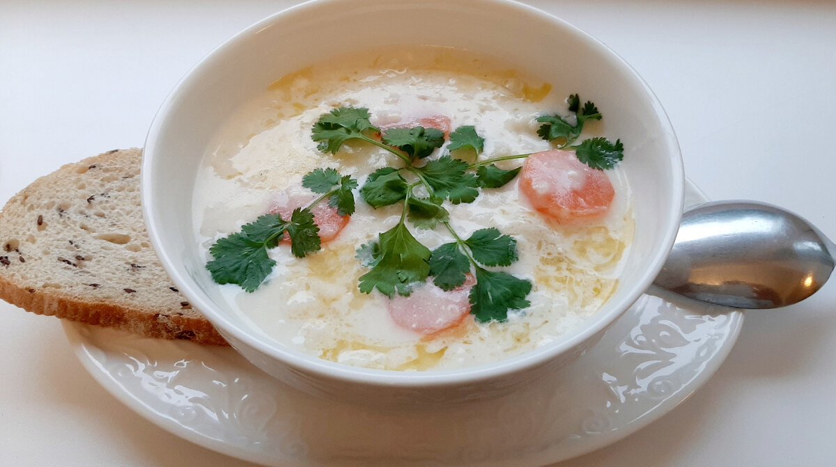 Овощной суп с плавленым сыром и рисом на обед – пошаговый рецепт приготовления с фото