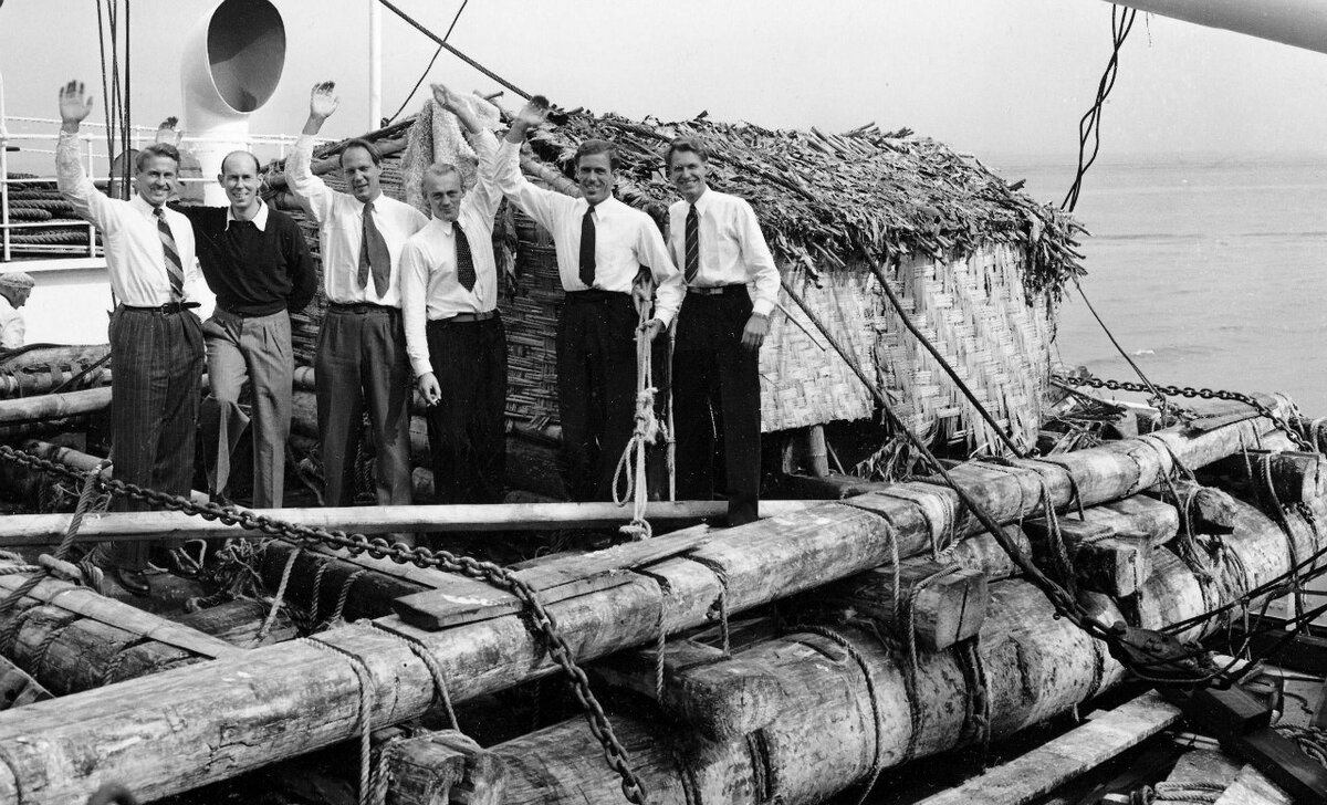 Кадр из фильма "Кон-Тики" (1950)