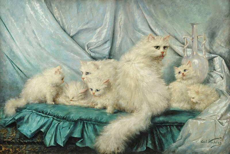 Carl Kahler. Family portrait. 1891-1906. Simpson Galleries