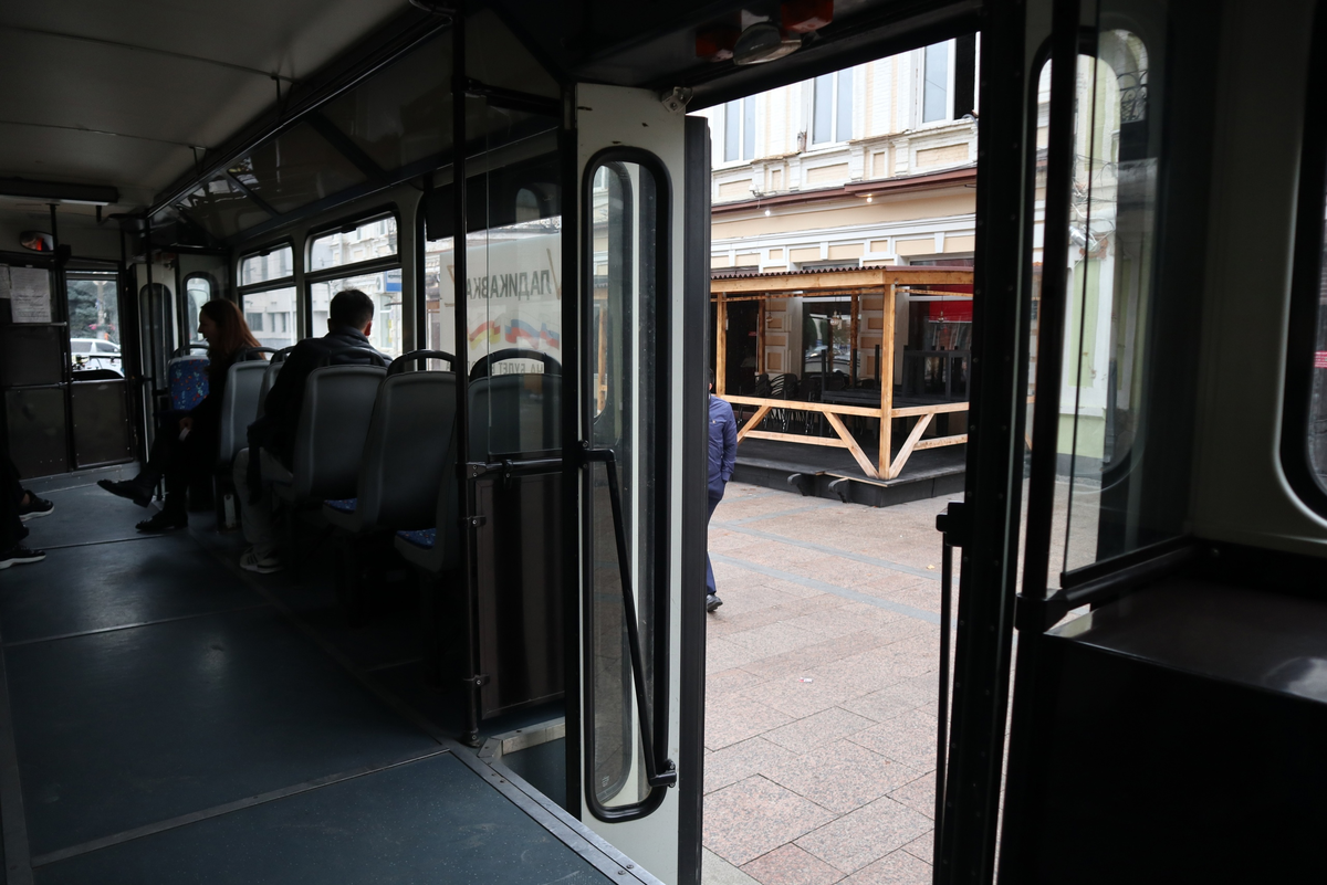 Владикавказ: единственная в России трамвайно-пешеходная улица снова в строю!