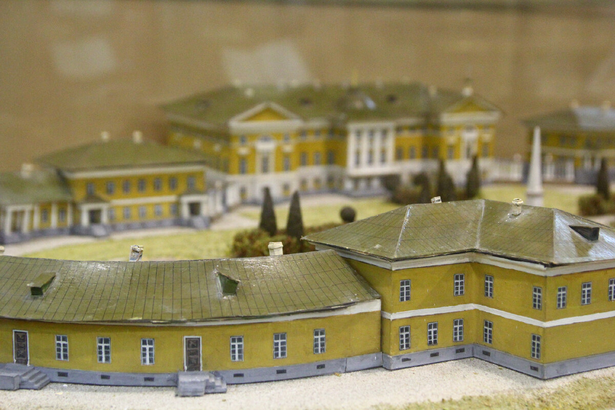 Макет старинной усадьбы. Красиво то как!