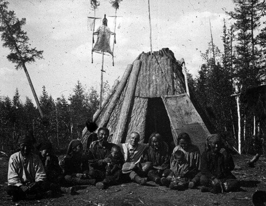 В таких чумах жили эвенки