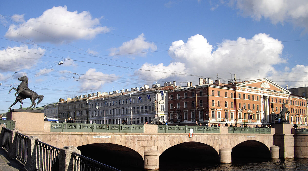 Аничков мост. Автор фото Potekhin.