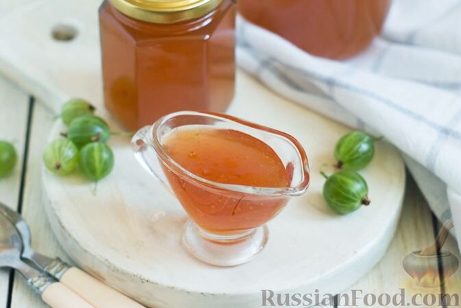 крыжовник, сахар, вода