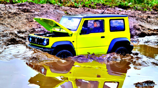 Вот что может SUZUKI JIMNY 4x4 на бездорожье ... Тест новой модели от FMS. RC OFFroad