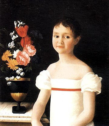 Портрет княжны Александры Шаховской. Художник Тулов Ф.