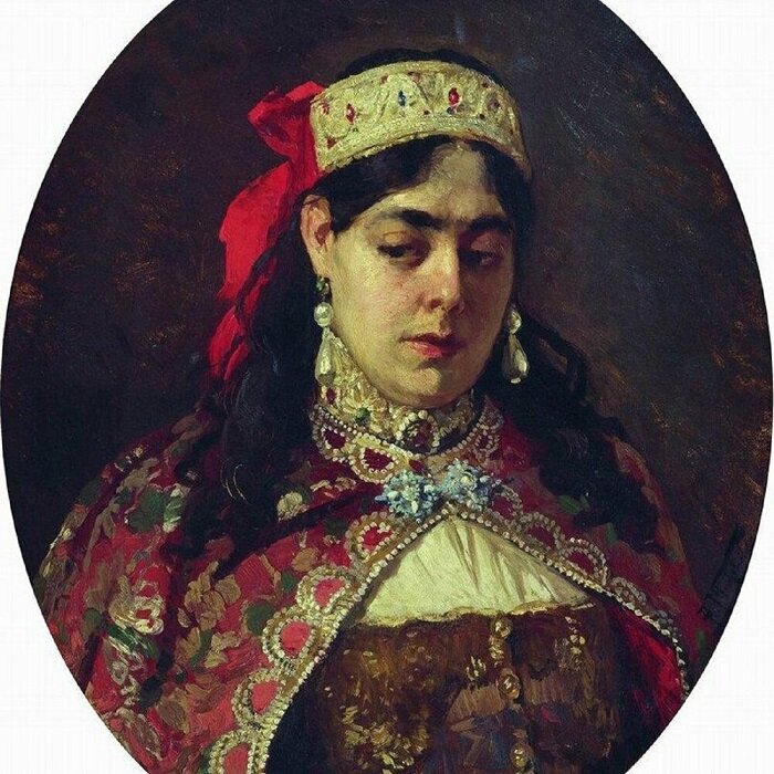 Изображение Яндекс Картинки. Образ царевны Софьи с распущенными волосами.